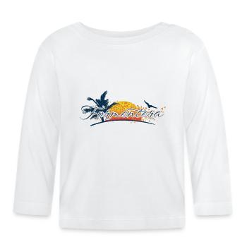 Formentera 2023 - Balearic Islands - Spain - Organic Baby Long Sleeve T-Shirt - white - Front