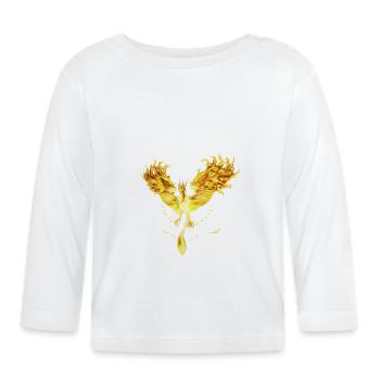 Phoenix - T-shirt manches longues bio Bébé - blanc - Devant