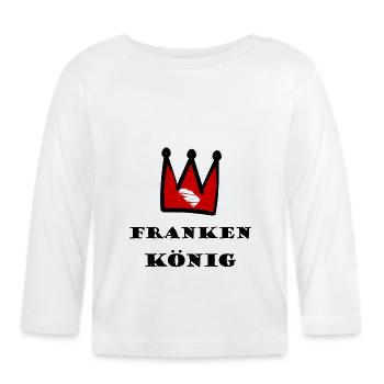 Le roi de Franconie - T-shirt manches longues bio Bébé - blanc - Devant