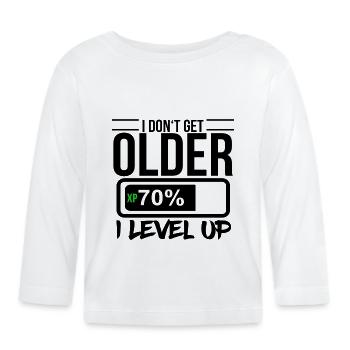 Gamer - T-shirt manches longues bio Bébé - blanc - Devant