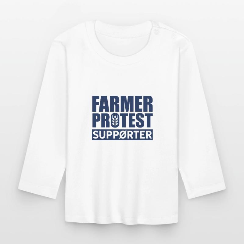 Bauer protest Organic Baby Long Sleeve T-Shirt