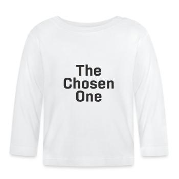 Auserwählter Auserwählte Geburtstag Geschenk - Baby Bio-Langarmshirt - Weiß - Vorne