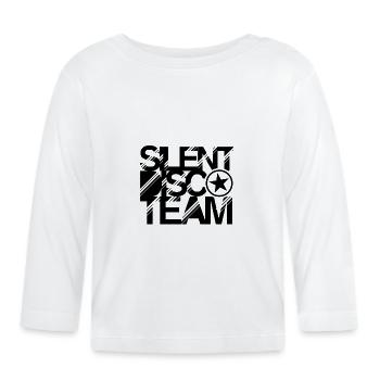 Silent Disco Team - Organic Baby Long Sleeve T-Shirt - white - Front