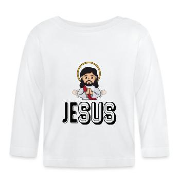 Jésus SUS Christ - T-shirt manches longues bio Bébé - blanc - Devant