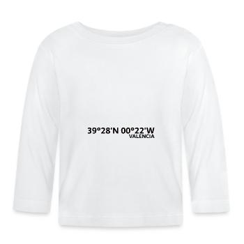 Valencia Coordinates - Organic Baby Long Sleeve T-Shirt - white - Front