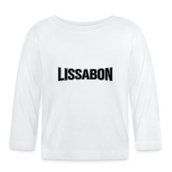 Lisbonne - T-shirt manches longues bio Bébé - blanc - Devant