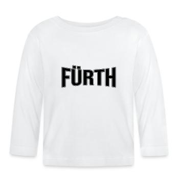 Fürth - Baby Bio-Langarmshirt - Weiß - Vorne