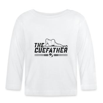 The Cuefather Cue Sports Loves Snooker Pool Player - Organic Baby Long Sleeve T-Shirt - white - Front