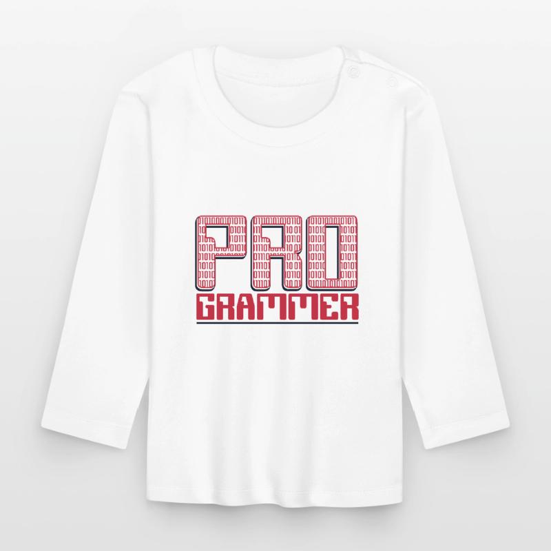 Programmer Developer Softwareentwickler Coder Baby Bio-Langarmshirt