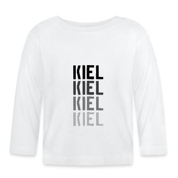 Quille - T-shirt manches longues bio Bébé - blanc - Devant