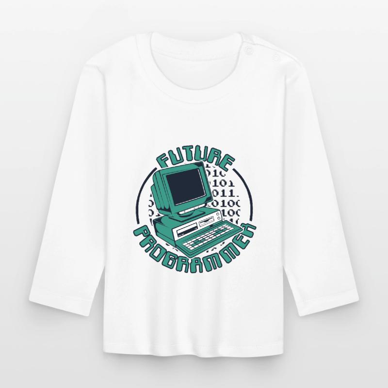 Future Programmer Software Engineer Developer Organic Baby Long Sleeve T-Shirt