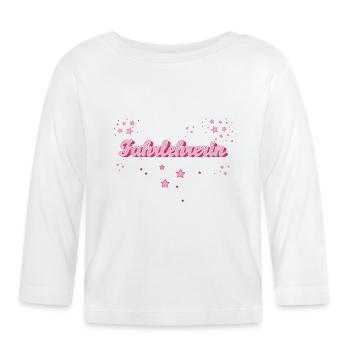 Fahrschule Abschluss-Geschenk Fahrlehrerin - Baby Bio-Langarmshirt - Weiß - Vorne