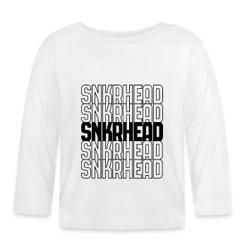 SNKRSHEAD - T-shirt manches longues bio Bébé - blanc - Devant