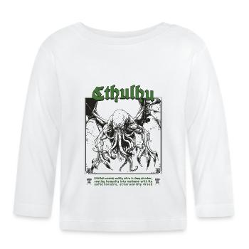 Tarot Karte - Cthulhu Kult Lovecraft Necronomicon - Baby Bio-Langarmshirt - Weiß - Vorne