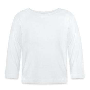 Mode VTT - T-shirt manches longues bio Bébé - blanc - Devant