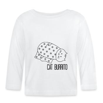 Idealer Linie Cat 1 - Baby Bio-Langarmshirt - Weiß - Vorne
