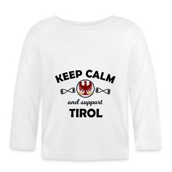 Home Tyrol - T-shirt manches longues bio Bébé - blanc - Devant
