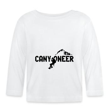 Sayings Canyoneering Canyon Canyoning Abseilen - Bio-shirt met lange mouwen voor baby’s - wit - Voor