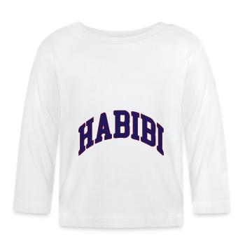 Habibi - Baby Bio-Langarmshirt - Weiß - Vorne