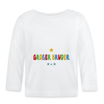 Big Brother 2026 Star Sweet Sibling - T-shirt manches longues bio Bébé - blanc - Devant