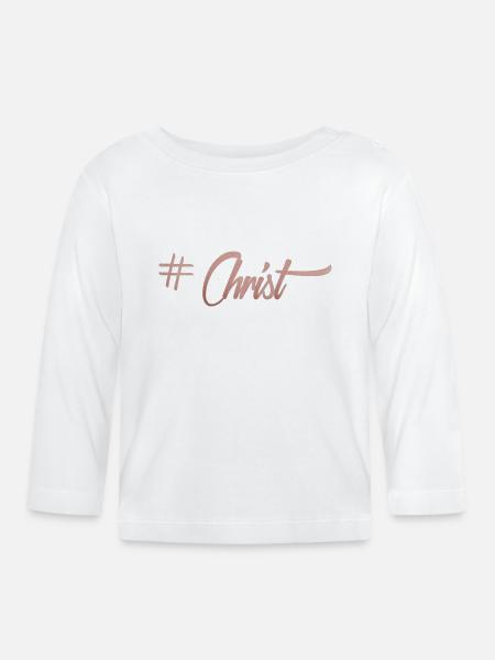 Christ - Baby Bio-Langarmshirt - Weiß