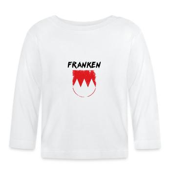 Escudo de armas Regalo Franconia Dialecto Franconia Diseño - Camiseta manga larga orgánico bebé - blanco - delante