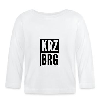 Krzbrg - Kreuzberg - Baby Bio-Langarmshirt - Weiß - Vorne