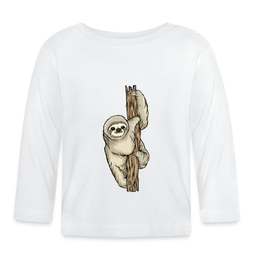 Kunterli loves sloths - #KUN-SLO-01 - cute - Organic Baby Long Sleeve T-Shirt