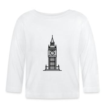 Big Ben - T-shirt manches longues bio Bébé - blanc - Devant