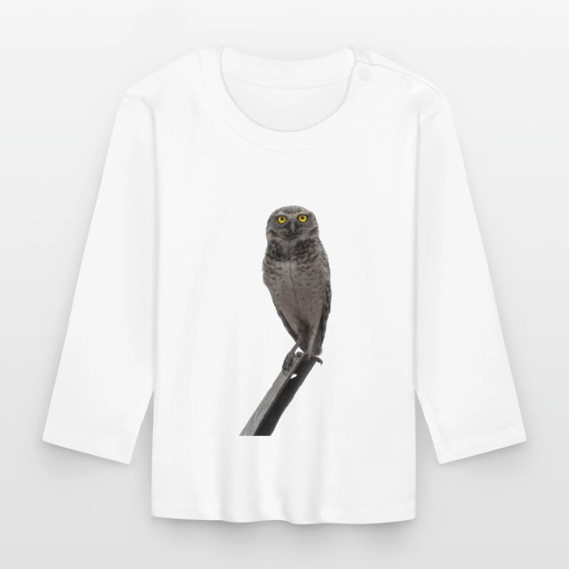 Die Eule die Eule Baby Bio-Langarmshirt