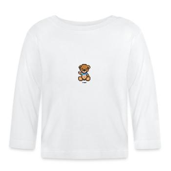 Pixel MiniBear Greece - T-shirt manches longues bio Bébé - blanc - Devant