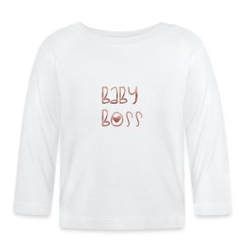BabyBoss - Baby Bio-Langarmshirt - Weiß - Vorne