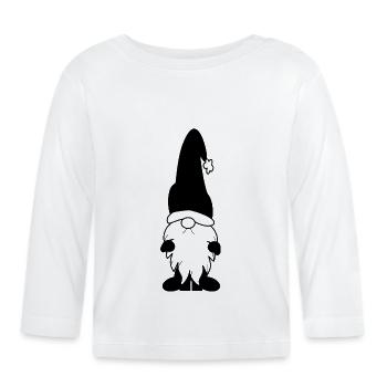 Elfes de Noël - T-shirt manches longues bio Bébé - blanc - Devant