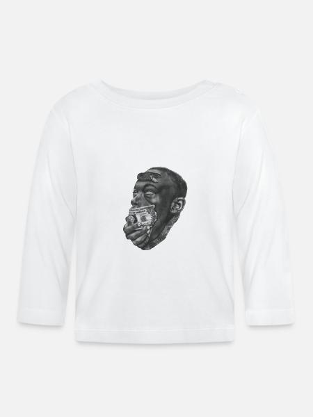 Heuchler - Baby Bio-Langarmshirt - Weiß