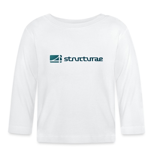 Structurae Logo (Green) - Baby Bio-Langarmshirt