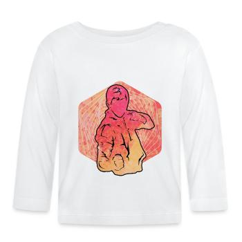 Wing Chun - Organic Baby Long Sleeve T-Shirt - white - Front