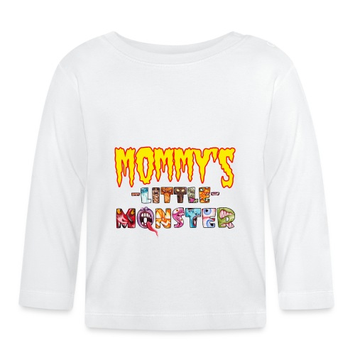 Mommy's little Monster - Halloween Grusel - Baby Langarmshirt