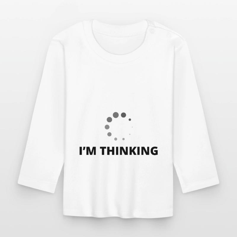 I'm Thinking Coder Software Developer Programmer N Baby Bio-Langarmshirt