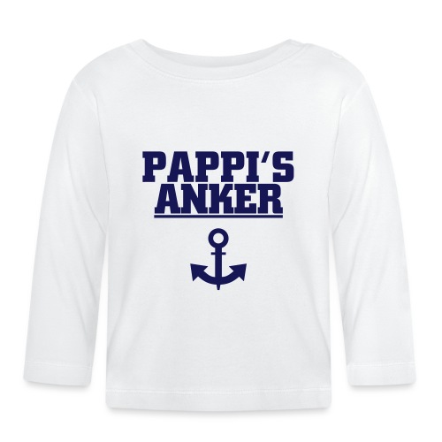 Pappis Anker - Baby Bio-Langarmshirt