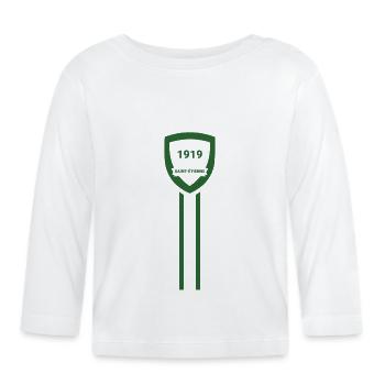 Saint Etienne football club - Organic Baby Long Sleeve T-Shirt - white - Front