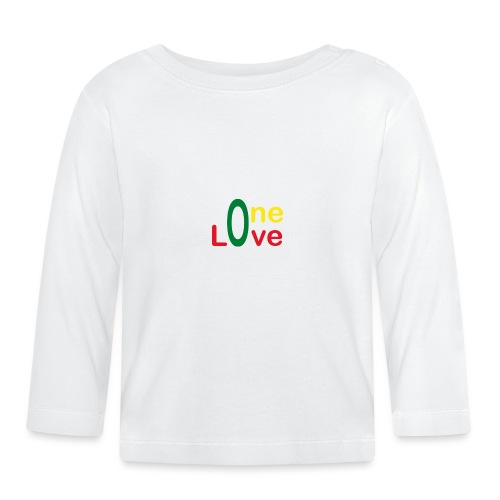 One love - version 1 - T-shirt manches longues bio Bébé