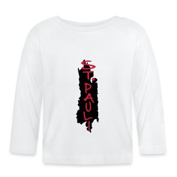 st.pauli - Baby Bio-Langarmshirt - Weiß - Vorne