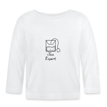 iTea expert Computer Science Programming Gift - Organic Baby Long Sleeve T-Shirt - white - Front