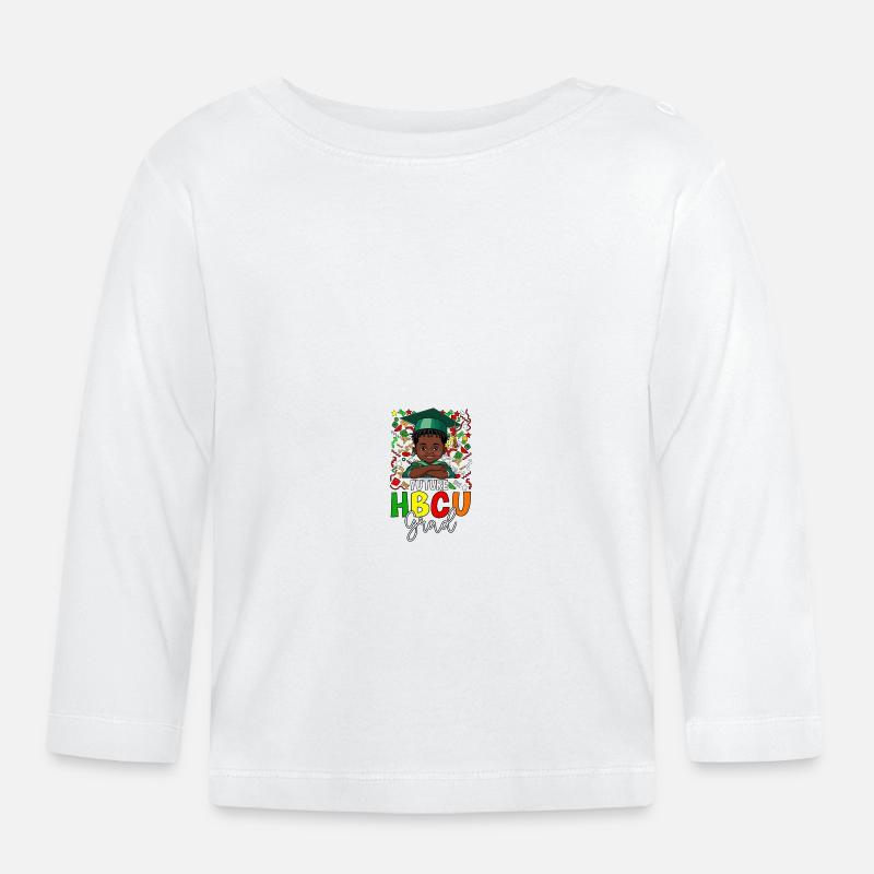 Futur grade HBCU - T-shirt manches longues bio Bébé - blanc