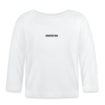 Country Rap - T-shirt manches longues bio Bébé - blanc - Devant