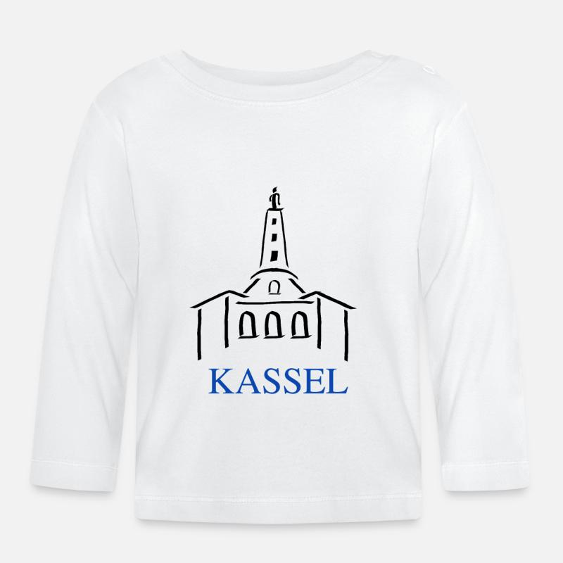 HERCULES Kassel - Organic Baby Long Sleeve T-Shirt - white