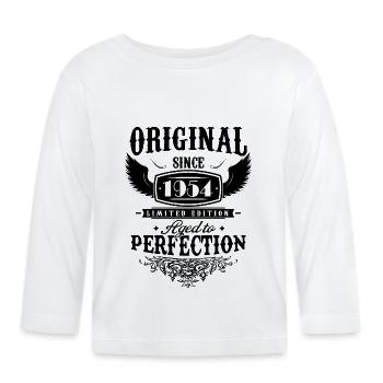Perfection 1954 -70e anniversaire,Original - T-shirt manches longues bio Bébé - blanc - Devant