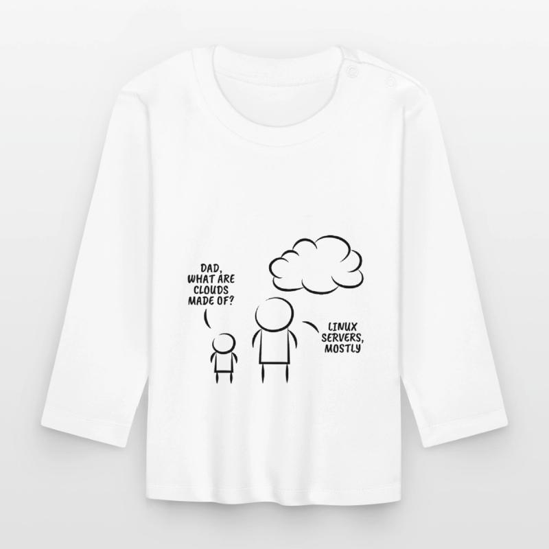 Linux servers Programming Informatic Geschenk Baby Bio-Langarmshirt