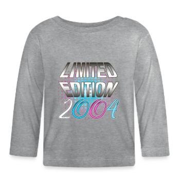 Limited Edition 2004 - Baby Bio-Langarmshirt - Grau meliert - Vorne