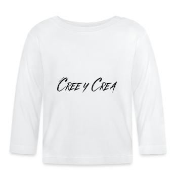 CRÉER ET CRÉER - T-shirt manches longues bio Bébé - blanc - Devant